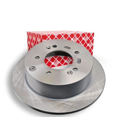 Image of 584112K300 Brake disc FEBI BILSTEIN 108457 Rear Axle 262mm 10mm 5 Hole 114,3mm solid Coated KIA: Soul I