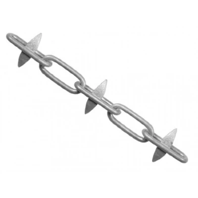 Image of Faithfull CHBOX6SG Galvanised Spike Chain, 6mm x 5m