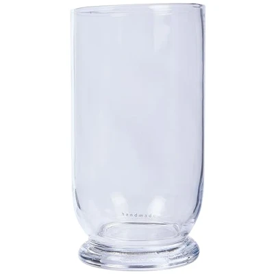 Image of LSA International Terrace Storm Lantern H 23 cm Clear 1 Unit Mouthblown and Handmade Glass TE01