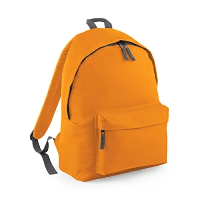 Image of BagBase BG125 Original Fashion Backpack Orange/Graphite Grey