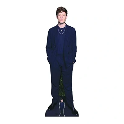 Image of Star Cutouts CS1164 James Norton Blue Suit Lifesize Cardboard Cutout With Mini