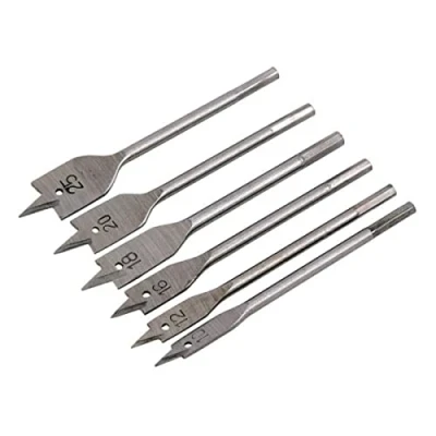 Image of 6 PIECE FLAT WOOD DRILL BIT SET