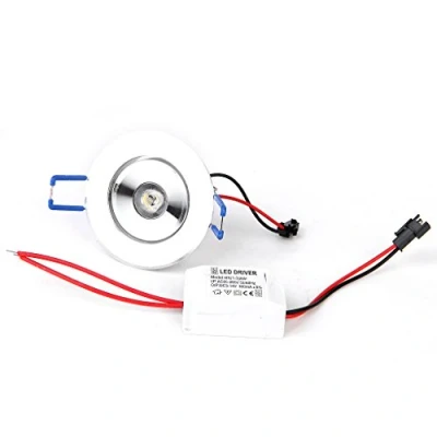 Image of 1W LED Downlight kit Recessed Ceiling Light Fixture + Driver Warm White