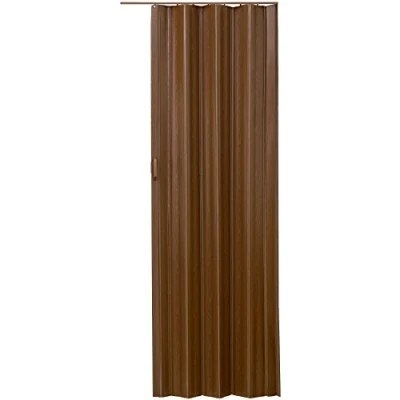 Image of TecTake PVC Internal Plastic Folding Door Washable Dimensions 80 x 203 cm with Magnetic Locks