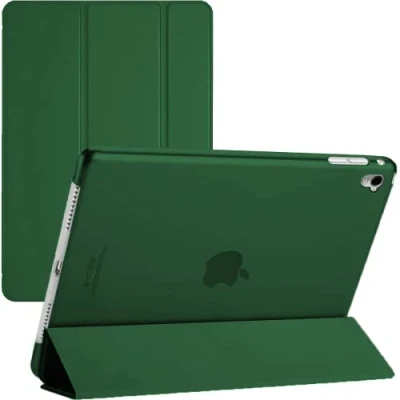 Image of TechDealsUK Smart Case for iPad Pro 10.5 (2017) &amp; Air 3 (2019) A2153, A2123, A2152,A1709, A1701 Magnetic Stand Cover with Automatic Wake/Sleep (Emerald Green)