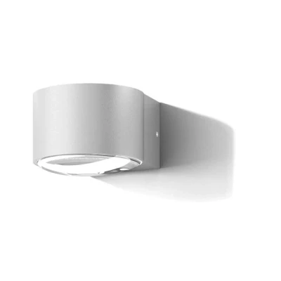 Image of LOOM DESIGN Frey LED wall light IP65 1x6W white