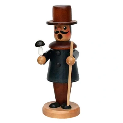 Image of Dekohelden24 Funny Smoker Mushroom Collector Approx. 13 cm 521084 E