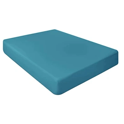 Image of NIYS Luxury Bedding Finest 100% Egyptian Cotton 10&quot;/25CM Fitted Sheets, (Super King, Teal)