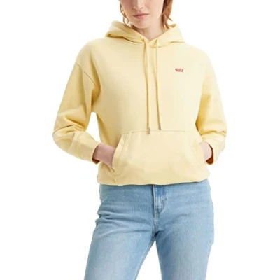 Image of Levi&#039;s Women&#039;s Standard Sweatshirt Hoodie, Sunlight, XS