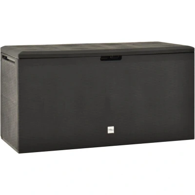 Image of vidaXL Garden Storage Box Anthracite 114x47x60 cm