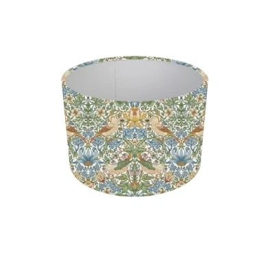 Image of 30cm (Diameter 12&quot; x Height 8&quot;) William Morris Strawberry Thief Sky Table lamp Shade