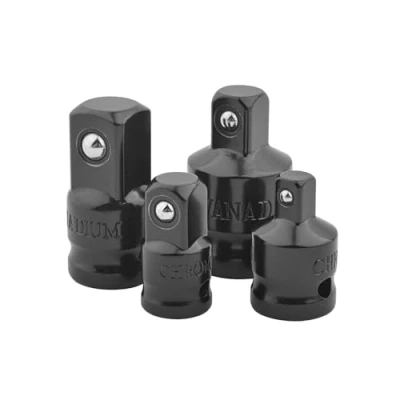 Image of Gunpla 4 Pieces Impact Adapter and Reducer Set Socket Converter Adaptor Ratchet, Reducing Wrenches Drills in Auto Construction Work Cr V
