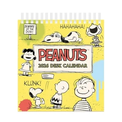 Image of 2026 Peanuts Desk Calendar