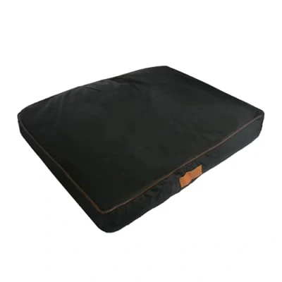 Image of Ellie Bo Medium Memory Foam Dog Bed for 30 inch Cage/Crate Black Waterproof