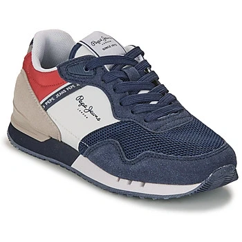 Image of Pepe Jeans London Urban B Sneaker, Blue (Navy), 1.5 UK