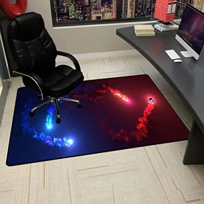 Image of Floor Protector Chair Mat 90*120cm Gaming Anti Slip Mats Hard Non Office For Low Pile Carpet Desk Chairmats