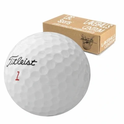 Image of Titleist mix lake balls, golf 50, quality AAA, AA
