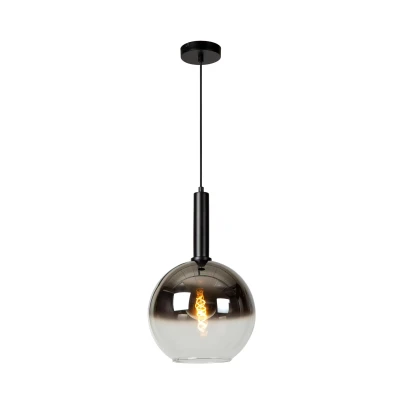 Image of Marius Modern Pendant Light Ø 30cm 1xE27 Black