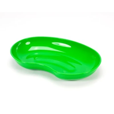 Image of Kidney Bowl by Medi Inn Plastic Various Amounts and Colors Green, 1 Piece