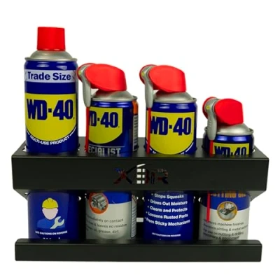 Image of Universal WD40 Double TT Lubricant Spray Holder (With/Without Straws) Heavy Duty