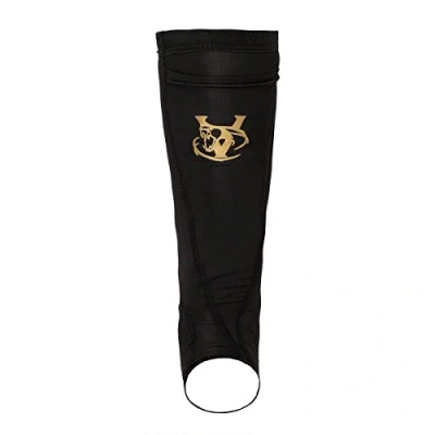 Image of Viper Shin Pad Inner Socks Under Guard Liners Football Sports Training For Kids (BLACK) (S)