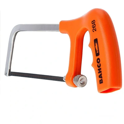 Image of Bahco BAH268 268 Mini Hacksaw Junior 150mm (6in) Pistol Grip Handle