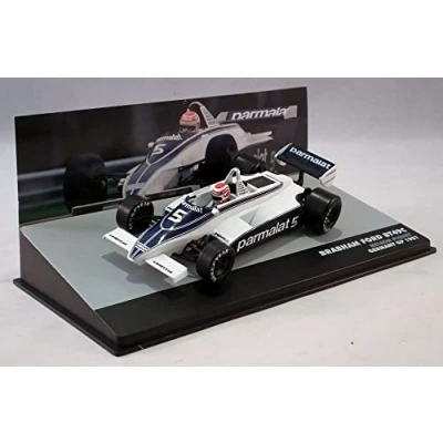 Image of Ex Mag Brabham BT49 C Nelson Piquet German GP 1984 1:43 scale Diecast Model