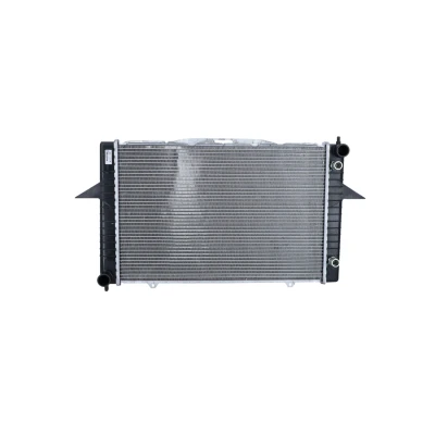 Image of 36000001, 36000002, 8601450, 8601451, 8602558 Engine radiator NRF EASY FIT 58343 Aluminium 590mm 386mm 34mm with mounting parts Brazed cooling fins