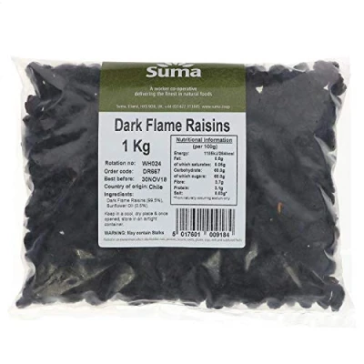 Image of Suma Bagged Down Dark Flame Raisins 1 kg