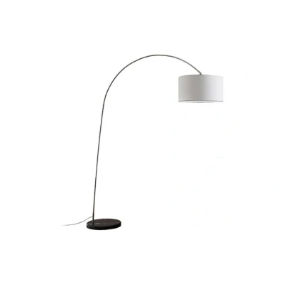 Image of Lindby Belinda Floor Lamp White/Nickel