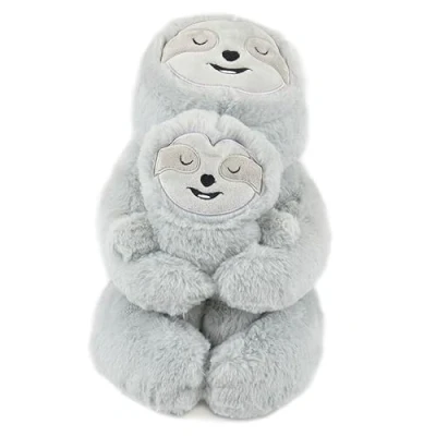 Image of Follow That Dream 3D Mama &amp; Baby Sloth Novelty Hot Water Bottle