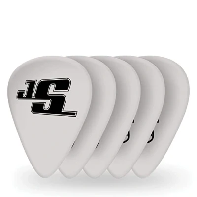 Image of Planet Waves Joe Satriani White Picks Medium Gauge Pack of 10