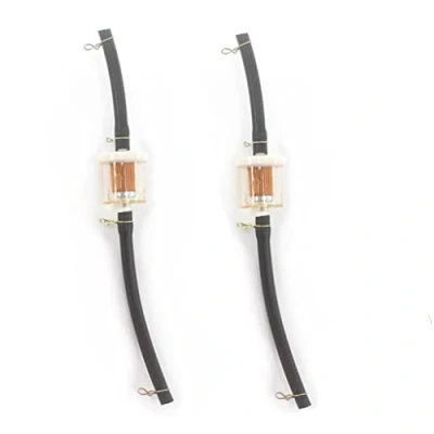 Image of HURI 2x Fuel Pipe Hose, Filter &amp; Clips for Atco Balmoral 14s, 17s, 20s, se Mower