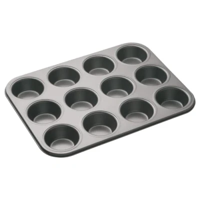 Image of MasterClass Muffin Tray 35 x 27 cm 12 Pieces