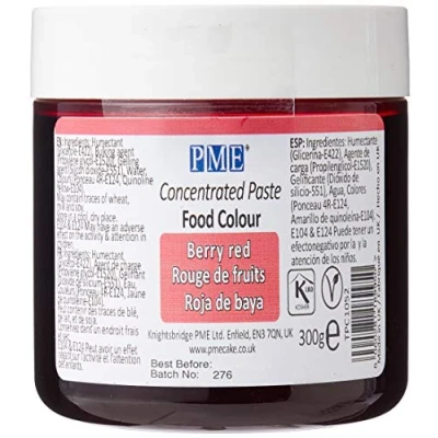 Image of PME Paste Food Colour Berry Red (300g)
