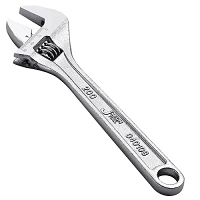 Image of Jetech 8 Inch Adjustable Wrench Professional Shifter Spanner with Wide Caliber Opening