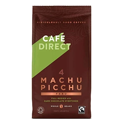 Image of Cafe Direct Machu Picchu Coffee Beans 227g (3 Bags)