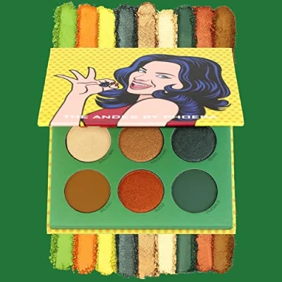 Image of AQUAPURITY PHOERA 9 Colours Eyeshadow Palette Super Pigmented Shimmer &amp; Matte Metallic Velvety Long Lasting Blendable Makeup Palettes Professional Eye Shadow For Women Girls (ANDES)
