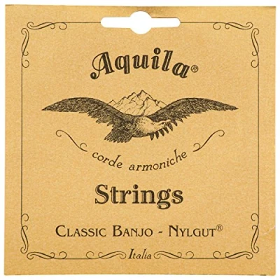 Image of Aquila New Nylgut AQ 5B Banjo Strings Medium Tension DBGDG 5 Pieces Set