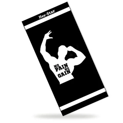 Image of Hee Star Gym Towel Microfibre Ideal for Fitness and Weights Room Sports Super Light Thin Body Building