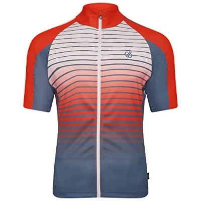 Image of Dare2b AEP Virtuous S/S Reflective, Full Zip, Short Sleeve Fleece. Featuring Q WIC Thermal and Vect Cool Eco Technologies. Suitable for Cycling Hiking.