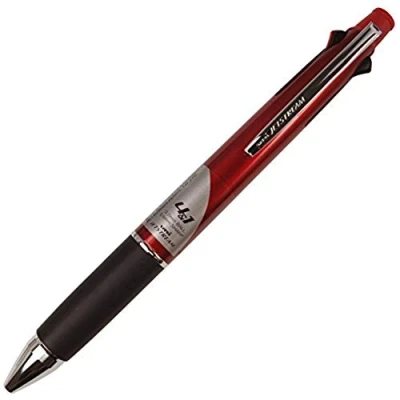 Image of Uni Jetstream 0.7 mm Ballpoint Multi Pen and 0.5 Pencil, Bordeaux Body (MSXE510007.65)