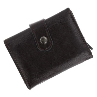Image of Equilibrium EQ for Men Pop Up Credit Card &amp; Coin Wallet Tan, Black or Brown (Brown)