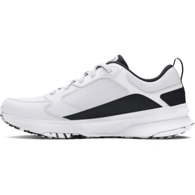 Image of Under Armour men&#039;s Charged Edge Sneaker, (101) White/White/Black, 10.5 UK X Wide
