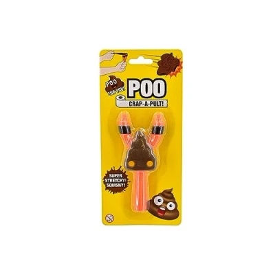 Image of KandyToys Catapult Poop Sling Shot Toy Funny Gifts For Children Stretchy Emoji Poo Slingshot Kids With 4 Designs To Collect,