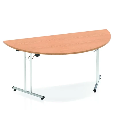 Image of Impulse 1600 Folding Semicircle Table Oak I000800