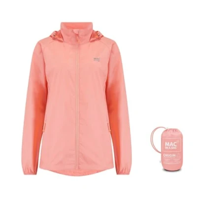 Image of Mac in a Sac Origin II Waterproof Packable Jacket for Men &amp; Women Soft Coral XXS