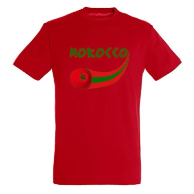 Image of Supportershop Men Morocco T shirt white X Large