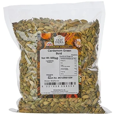 Image of Old India Cardamom Green Bold 500g