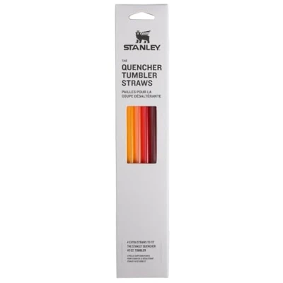 Image of Stanley Reusable Quencher Straws 4 Pack of BPA Free, for Clean Drinking Perfect Stanley&#039;s 30oz Tumblers Purple